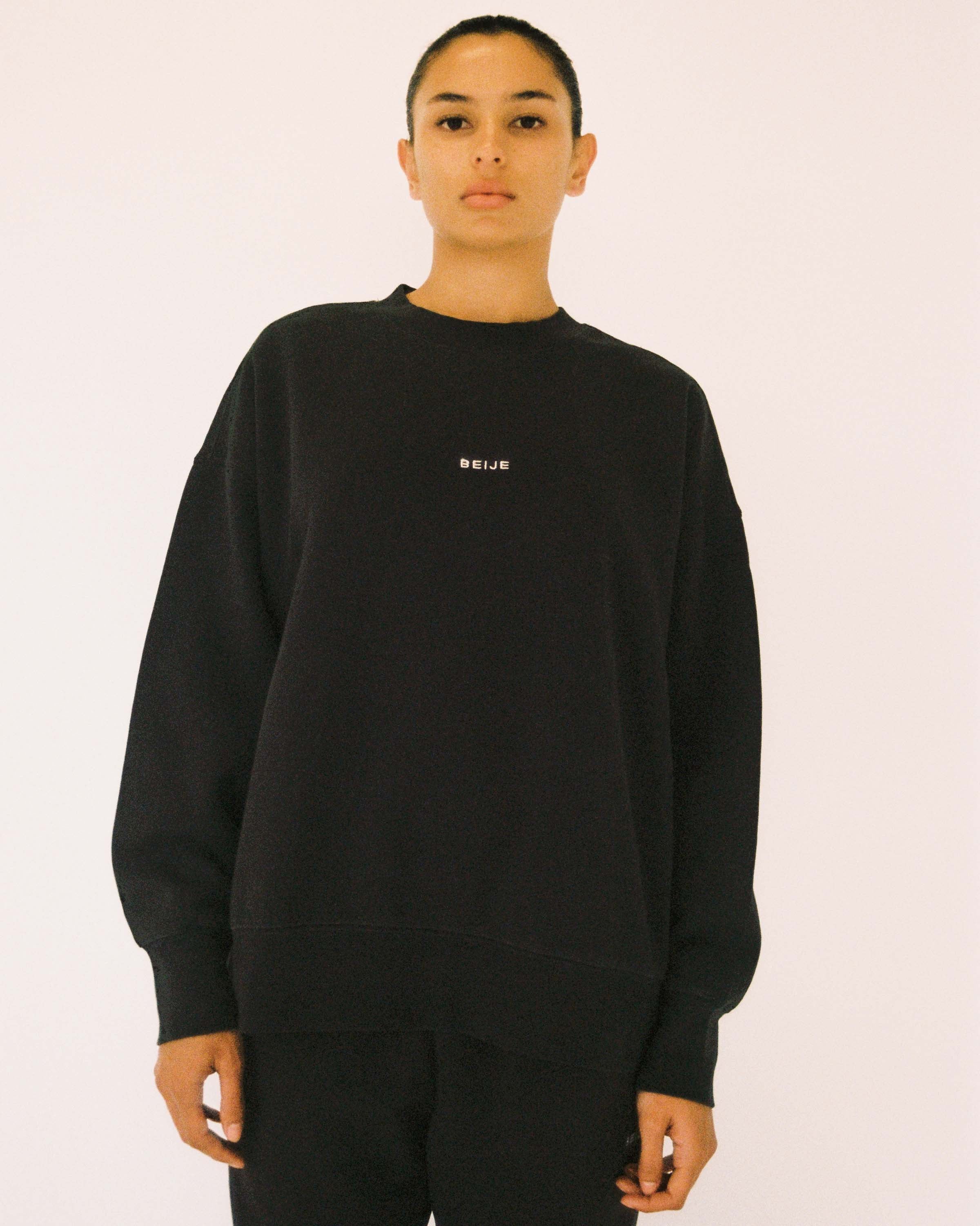 Logo Sweater Washed Black